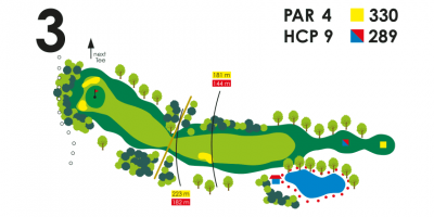 Bahn 3 – Leichtes Dogleg