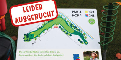 Abschlagtafeln 18-Loch-Platz