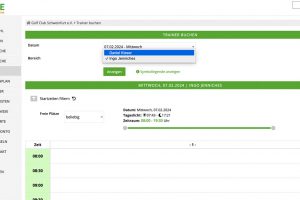 Trainerstunden online buchen