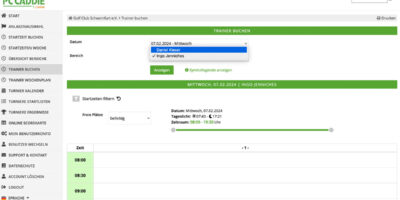 Trainerstunden online buchen